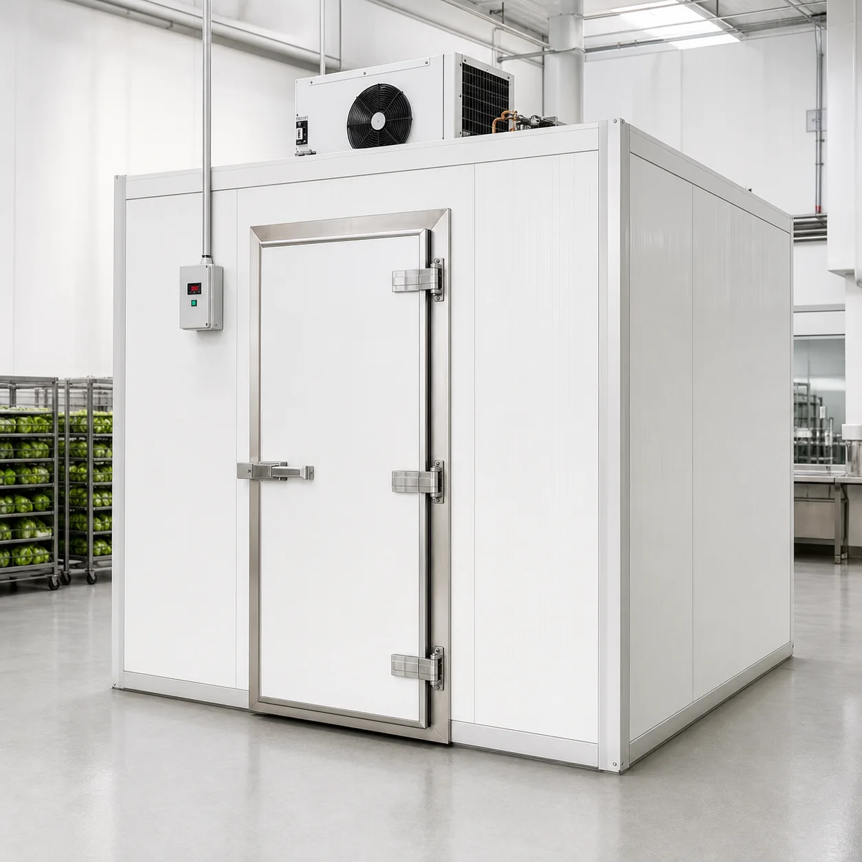 BesCool modular cold room product in factory