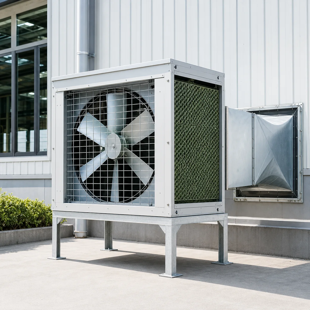 industrial evaporative air cooler for workshop and warehouse