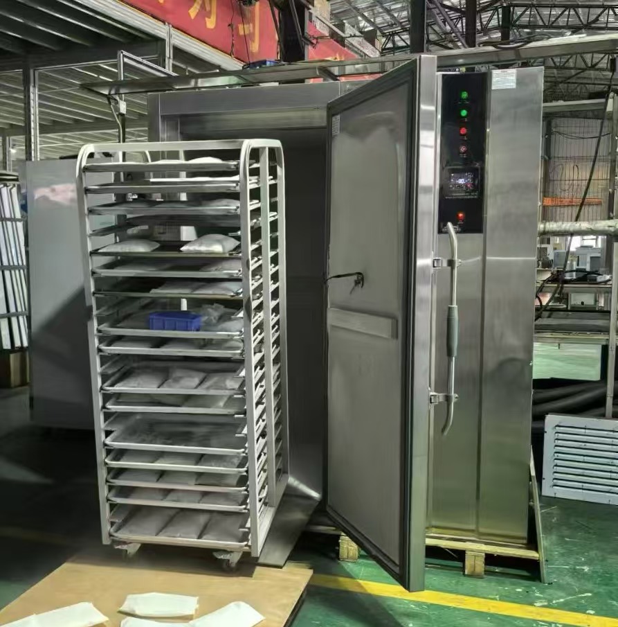 blast freezer with food trays for rapid freezing