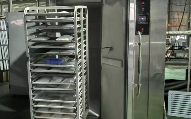 blast freezer with food trays for rapid freezing